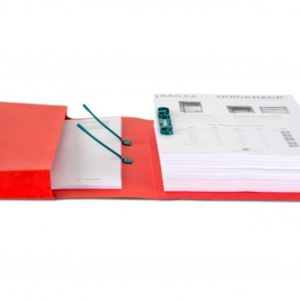 Railex Polifile Personnel File 5181 Foolscap 350gsm Ruby PK25