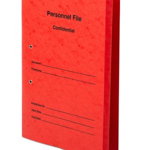 Railex Polifile Personnel File 5181 Foolscap 350gsm Ruby PK25