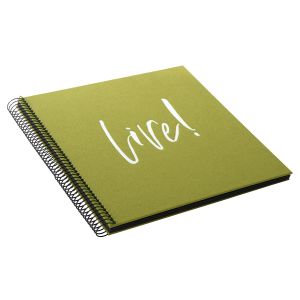 Green Vibes Grass Spiral-bound Album