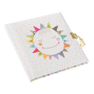 Doodle Sunshine Lockable Journal