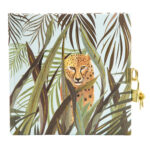 Wild Cheetah Lockable Journal