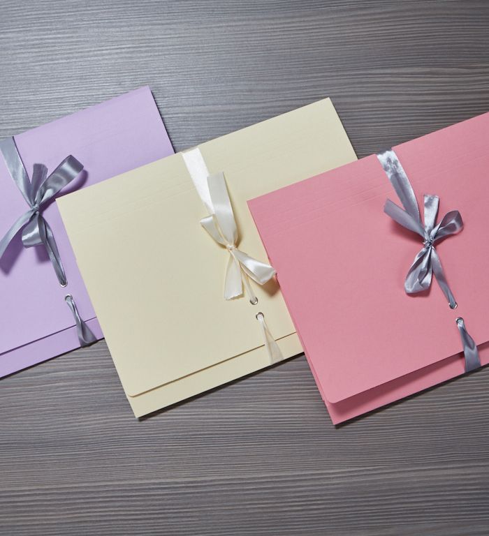 Moorland Heather Ribbon Folders